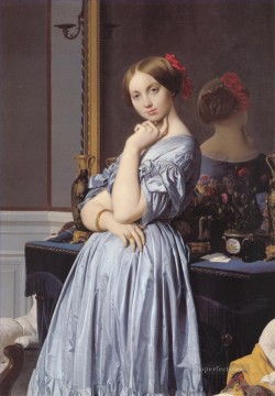  Auguste Obras - Vizcondesa Othenin dHaussonville Neoclásico Jean Auguste Dominique Ingres
